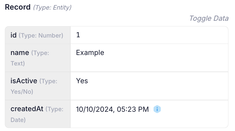 Example entity